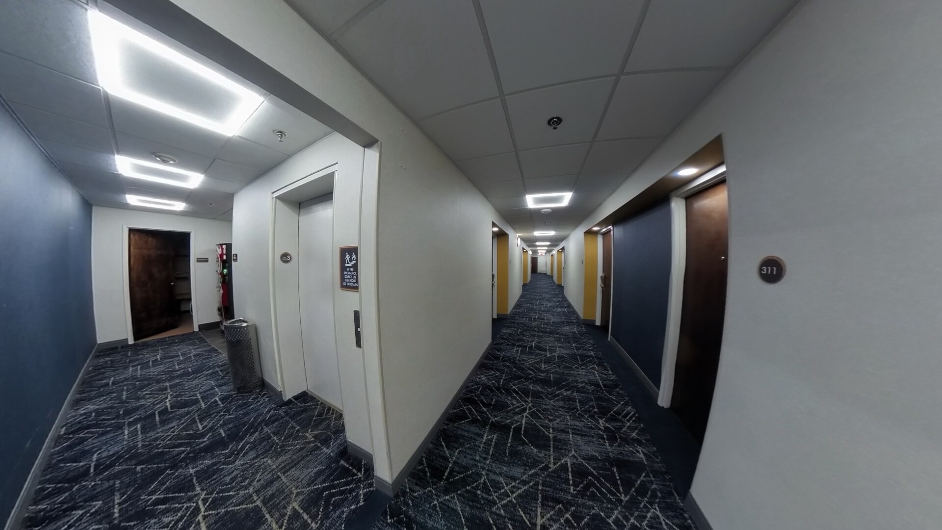Additional view of hotel corridor