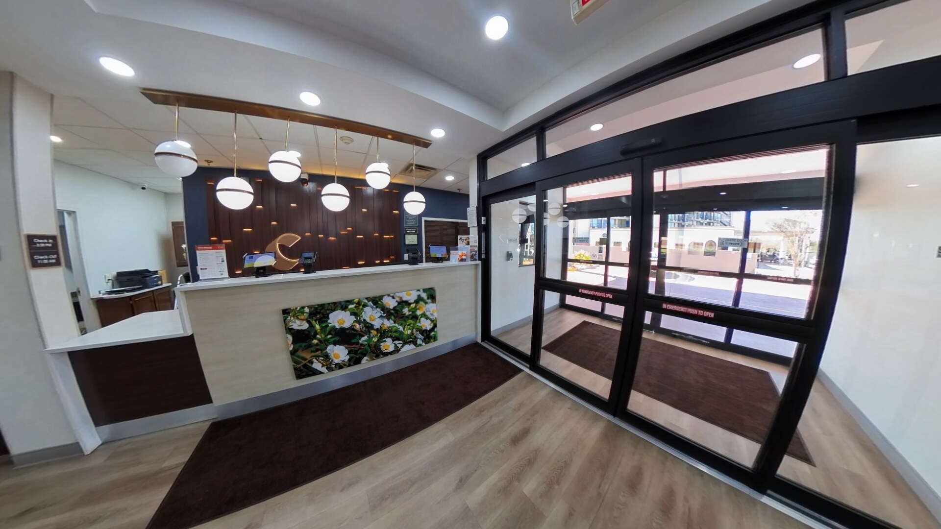 Additional hotel lobby view