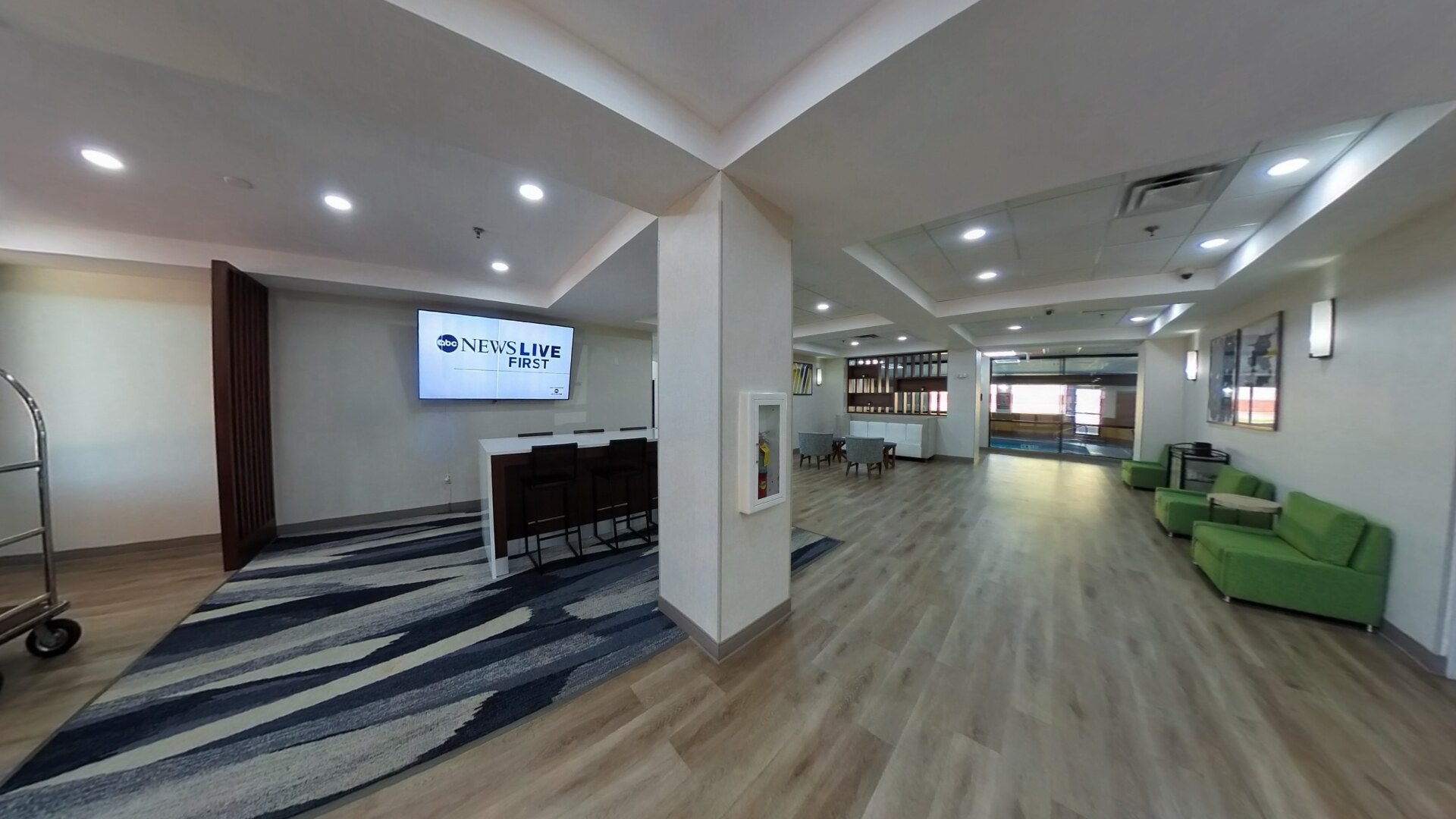 Third additional hotel lobby view