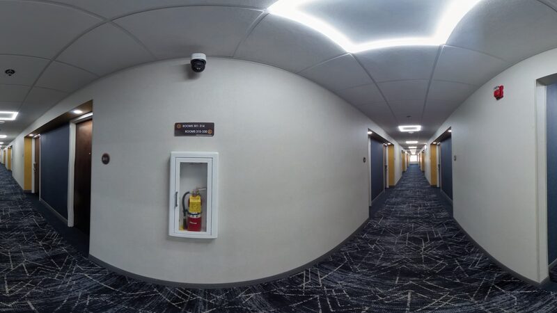 Preview of hotel corridor